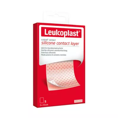 CUTICELL Contact 5x7,5 cm verband, 5 stuks