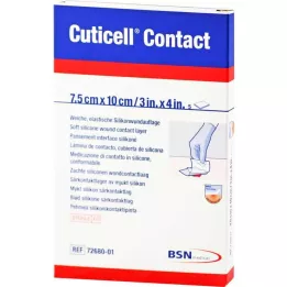 CUTICELL Contact 7,5x10 cm verband, 5 stuks