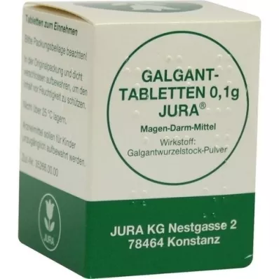 GALGANTTABLETTEN 0,1 g Jura, 100 stuks