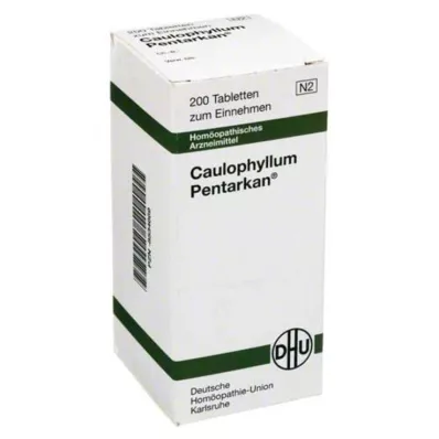 CAULOPHYLLUM PENTARKAN Tabletten, 200 stuks CAULOPHYLLUM PENTARKAN Tabletten, 200 stuks