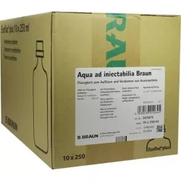 AQUA AD injectabilia Ecoflac Plus infuusoplossing, 10X250 ml