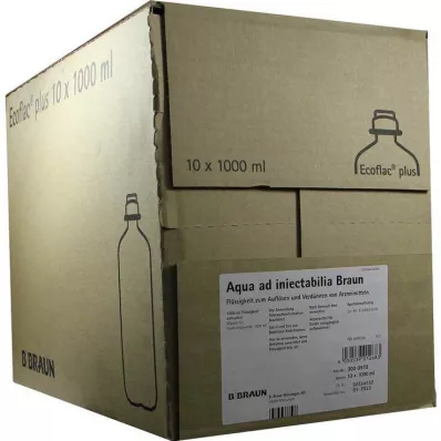 Aqua AD Injectabilia Ecoflac Plus infusieoplossing, 10X1000 ml