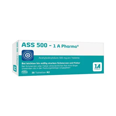 ASS 500-1A Farmaceutische tabletten, 30 stuks