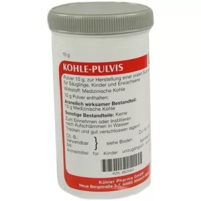 KOHLE pulvis poeder, 10 g