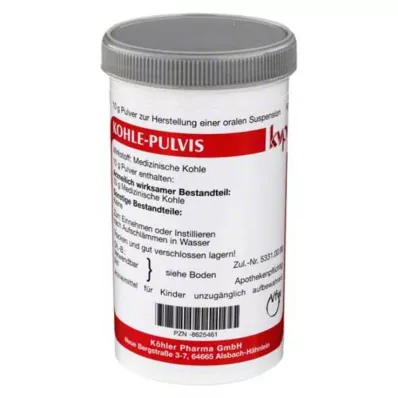 KOHLE pulvis poeder, 10 g KOHLE pulvis poeder, 10 g
