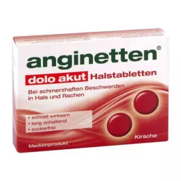 ANGINETTEN dolo acute keelpastilles, 24 stuks