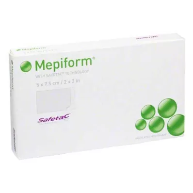 MEPIFORM 5x7,5 cm verband, 5 stuks