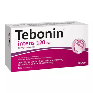 TEBONIN intensieve 120 mg filmomhulde tabletten, 120 stuks TEBONIN intensieve 120 mg filmomhulde tabletten, 120 stuks