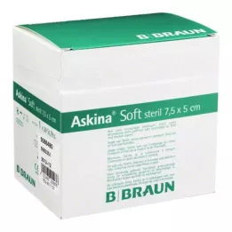 ASKINA Zacht wondverband 5x7,5 cm steriel, 50 stuks