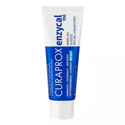 CURAPROX enzycal 950 fluoride extra milde tandpasta, 75 ml CURAPROX enzycal 950 fluoride extra milde tandpasta, 75 ml