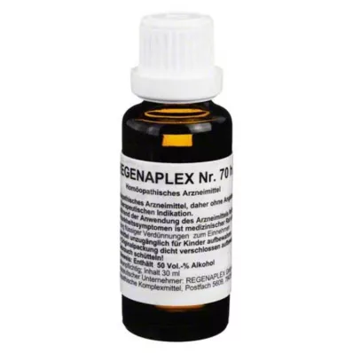 REGENAPLEX Nr.70 h druppels, 30 ml REGENAPLEX Nr.70 h druppels, 30 ml