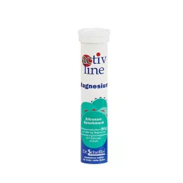 ACTIVLINE Magnesium citroen bruistabletten, 20 stuks
