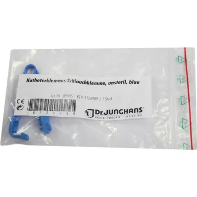 Katheterklem blauw niet-steriel, 1 st Katheterklem blauw niet-steriel, 1 st