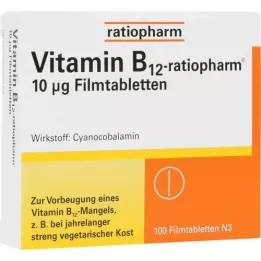 VITAMIN B12-RATIOPHARM 10 μg filmomhulde tabletten, 100 st