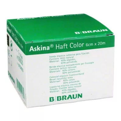 ASKINA Kleefverband kleur 6 cmx20 m groen, 1 st
