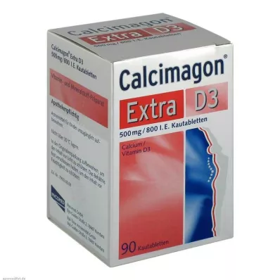 Calcimagon Extra D3 kauwtabletten, 90 stuks