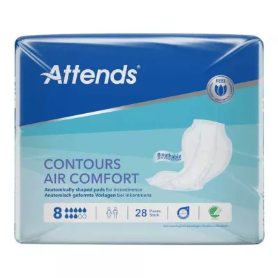 ATTENDS Contours Air Comfort 8 sjablonen, 28 stuks