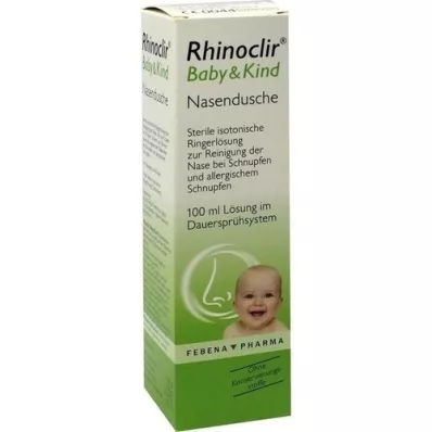 RHINOCLIR Baby &amp; Kind neusspoeloplossing, 100 ml