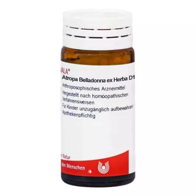 Atropa Belladonna ex Herba D10 bolletjes (20 g)