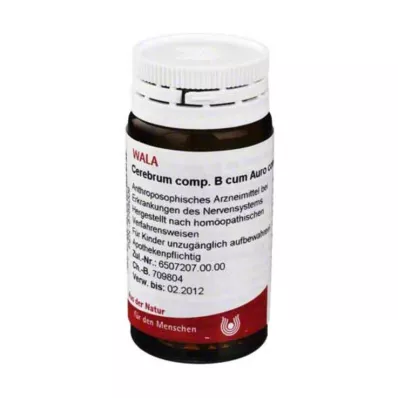 CEREBRUM COMP.B cum Auro comp.globules, 20 g CEREBRUM COMP.B cum Auro comp.globules, 20 g