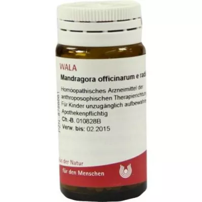 MANDRAGORA OFFICINARIUM e radice D 6 bolletjes, 20 g