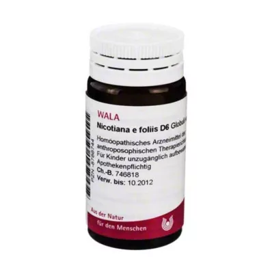Nicotiana e foliis D 6 bolletjes, 20 g