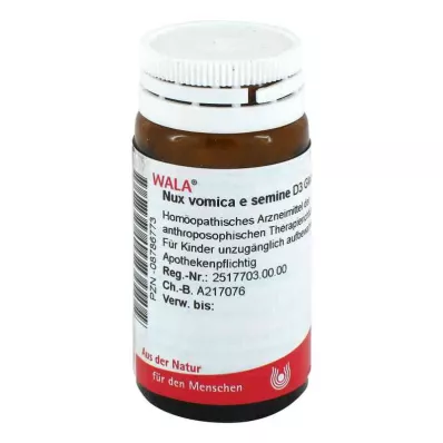 Nux Vomica E Sem. D3-bolletjes (20 g) Nux Vomica E Sem. D3-bolletjes (20 g)
