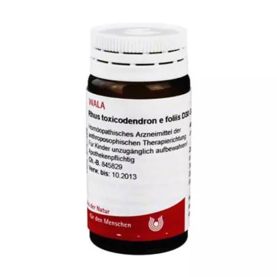RHUS TOXICODENDRON E foliis D 30 bolletjes, 20 g