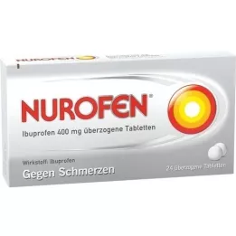 NUROFEN Ibuprofen 400 mg omhulde tabletten, 24 st
