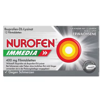 NUROFEN Immedia 400 mg filmomhulde tabletten, 12 stuks