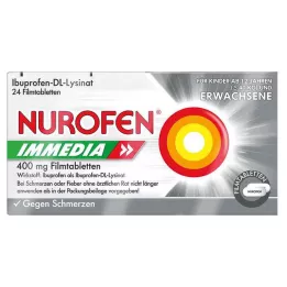 NUROFEN Immedia 400 mg filmomhulde tabletten, 24 st