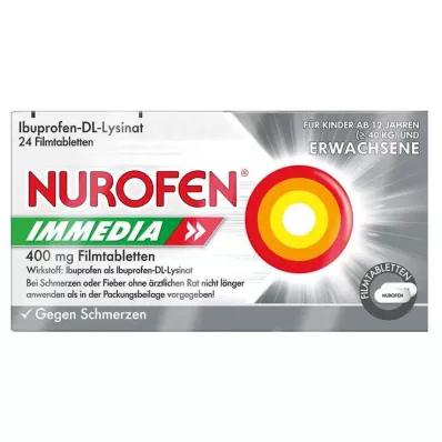 NUROFEN Immedia 400 mg filmomhulde tabletten, 24 st