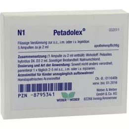 PETADOLEX Ampullen, 5X2 ml