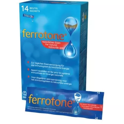 FERROTONE Zakje ijzer, 14X20 ml