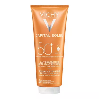 Vichy Capital Soleil Zonbeschermingsmelk LSF 50+ voor gezicht en lichaam, 300 ml Vichy Capital Soleil Zonbeschermingsmelk LSF 50+ voor gezicht en lichaam, 300 ml