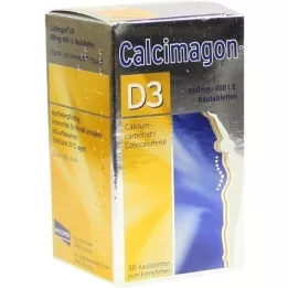 CALCIMAGON D3 kauwtabletten, 30 stuks