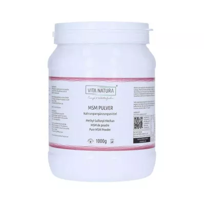 MSM PULVER Methylsulfonylmethaan poeder, 1000 g