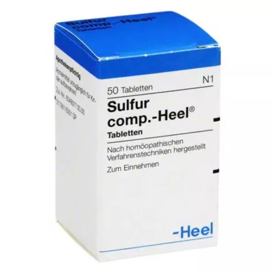 Zwavel comp.Hieltabletten, 50 st Zwavel comp.Hieltabletten, 50 st