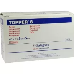 TOPPER 8 Compr.5x5 cm steriel, 60X2 St