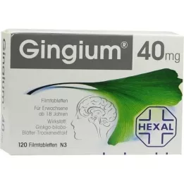 GINGIUM 40 mg filmomhulde tabletten, 120 stuks