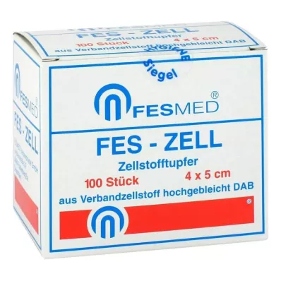 Cellulosewattenstaafje Fes Zell 4x5, 100 st