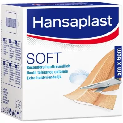 HANSAPLAST Zacht gips 6 cmx5 m rol, 1 st