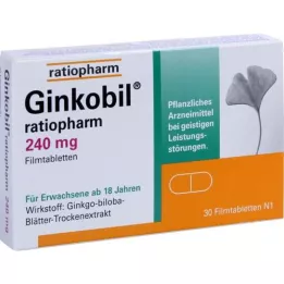 GINKOBIL-ratiopharm 240 mg filmomhulde tabletten, 30 st
