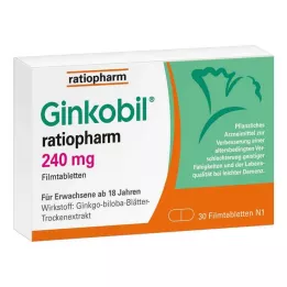 GINKOBIL-ratiopharm 240 mg filmomhulde tabletten, 30 st