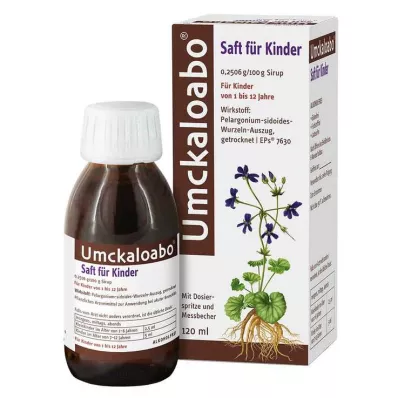 UMCKALOABO Sap voor kinderen, 120 ml UMCKALOABO Sap voor kinderen, 120 ml