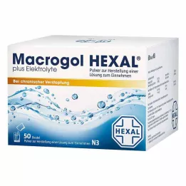 Macrogol HEXAL plus elektrolytenpoeder, 50 stuks