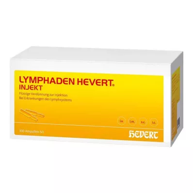 LYMPHADEN HEVERT injecteer ampullen, 100 stuks