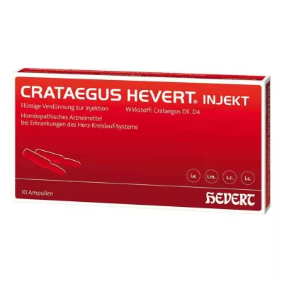 CRATAEGUS HEVERT injecteer ampullen, 10 stuks