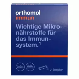 ORTHOMOL Immuun direct granulaat framboos/menthol, 7 st