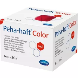 PEHA-HAFT Color Fixierb.latexfrei 6 cmx20 m rood, 1 st